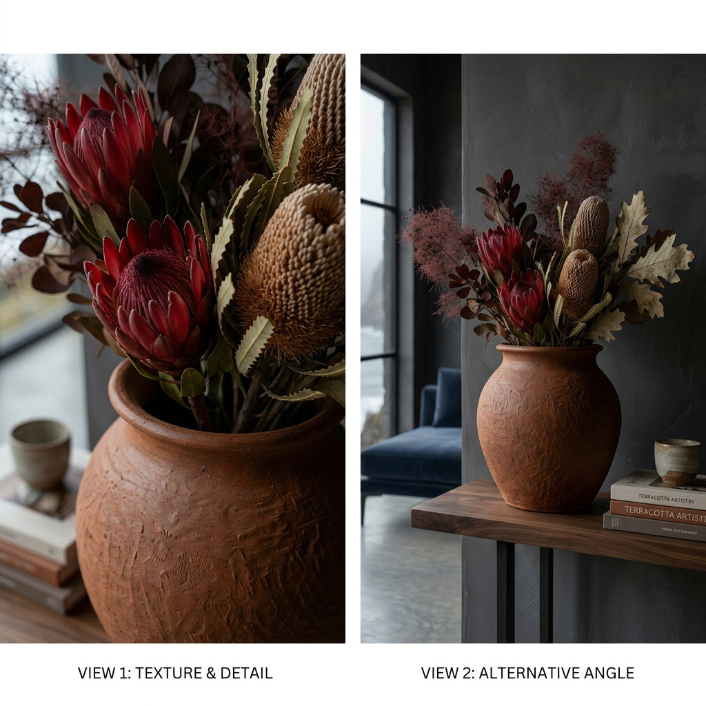 The Industrial Cylinder — Sealed Concrete Vase
