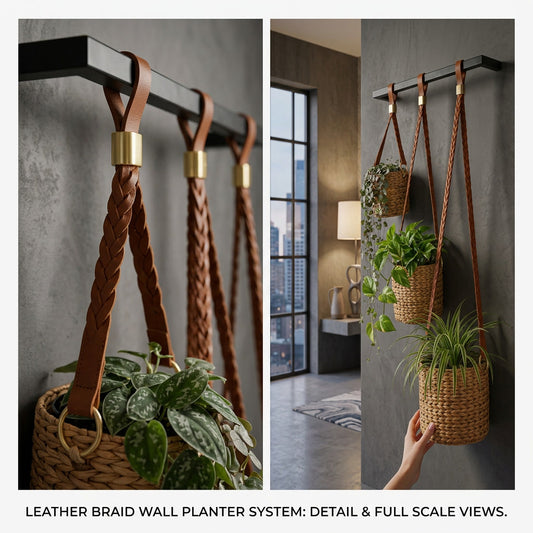 The Hanging Trio — Woven Natural-Fibre Baskets